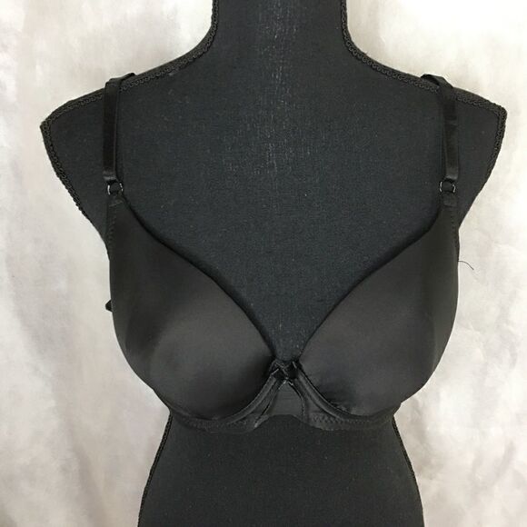 Mamia black size 40 C lightly padded bow in front - Picture 1 of 2